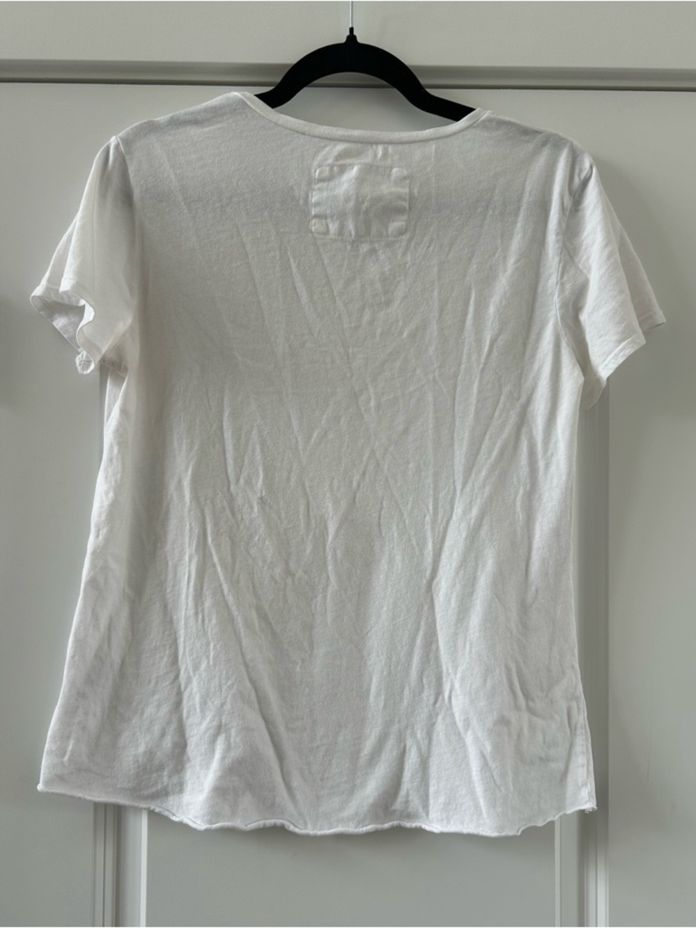 Frank & Eileen Tee Lab White Cotton Scoop Neck Tee XS USA Made - Picture 7 of 7